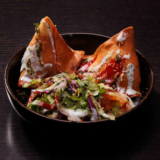 Samosa Chaat (H,M)